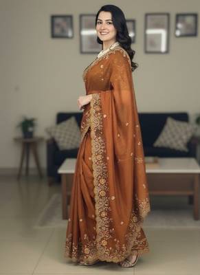 party wear silk saree 4