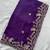 New womens latest party wear soft chiffon silk saree