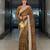 New trendy latest party wear two tone twill net saree