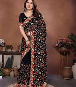  wedding wear georgette saree