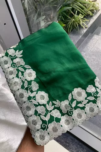 party wear silk saree
