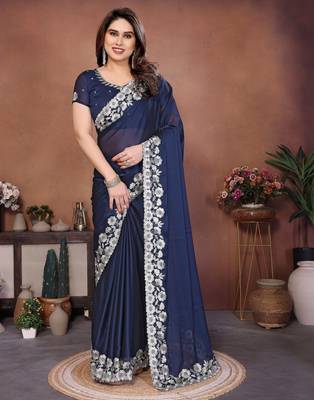 party wear silk saree 3