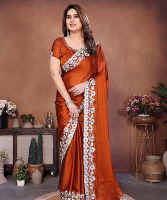 party wear silk saree 1