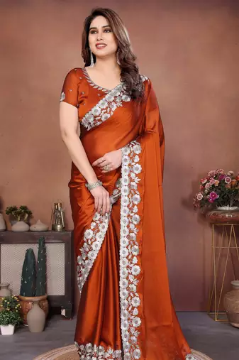  party wear silk saree