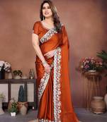 party wear silk saree