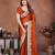 New trendy stylish party wear silk saree