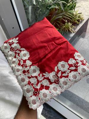 party wear silk saree 4