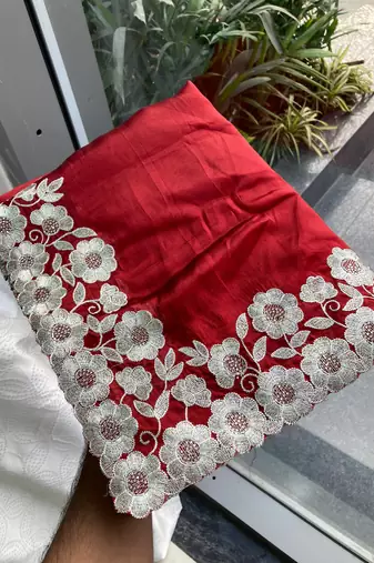 party wear silk saree
