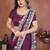 New trendy stylish party wear silk saree