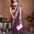 New trendy stylish party wear silk saree