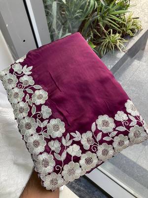 party wear silk saree 4
