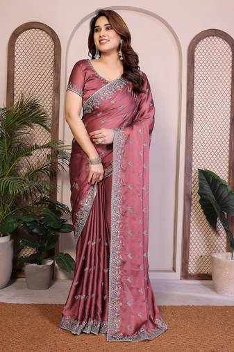  party wear silk saree