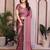 New trendy stylish party wear silk saree