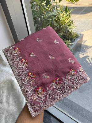 party wear silk saree 4