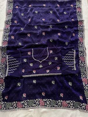 party wear soft chiffon silk saree 4