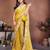 New womens latest party wear soft chiffon silk saree