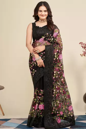  party wear soft net saree