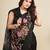 Womens latest stylish party wear soft net saree