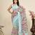 Womens latest stylish party wear soft net saree