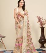  party wear soft net saree