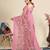Womens latest stylish party wear soft net saree