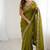 New trendy party wear soft satin chiffon saree
