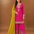 Premium chinon silk embroidered farshi suit set with sequence codding work & dupatta
