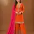 Premium chinon silk embroidered farshi suit set with sequin codding work & dupatta
