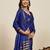 violet art silk woven saree with blouse