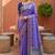 lavender art silk woven saree with blouse