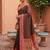 mehendi art silk woven saree with blouse
