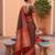 mehendi art silk woven saree with blouse