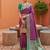 onion pink art silk woven saree with blouse