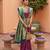 onion pink art silk woven saree with blouse
