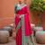 pink art silk woven saree with blouse