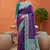 violet art silk woven saree with blouse