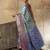 violet art silk woven saree with blouse