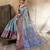 violet art silk woven saree with blouse
