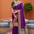 wine art silk woven saree with blouse