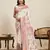 off white art silk woven saree with blouse