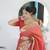 dark orange art silk woven saree with blouse