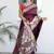 wine art silk woven saree with blouse