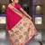 pink art silk woven saree with blouse