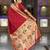 red art silk woven saree with blouse