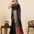 black art silk woven saree with blouse