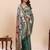 green art silk woven saree with blouse