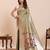 olive art silk woven saree with blouse