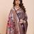 wine art silk woven saree with blouse