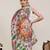 green linen printed saree with blouse