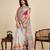 off white linen printed saree with blouse